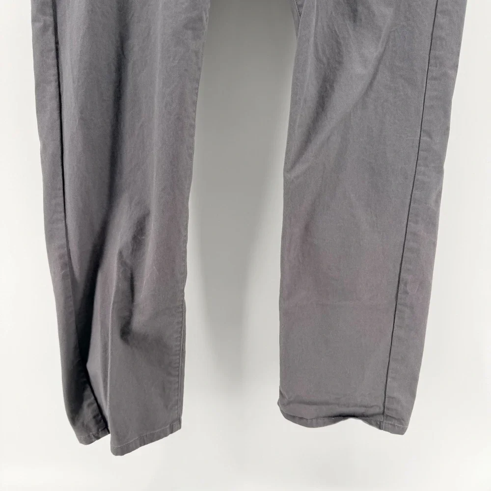 UNTUCKit‎ Straight Fit 5-Pocket Pants Gray Stretch Cotton Chinos 35x32 Mens
